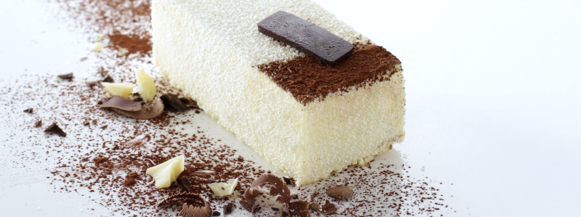 the white chocolate and citrus log