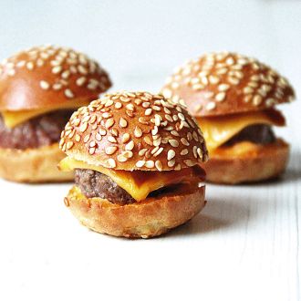 the mini burgers