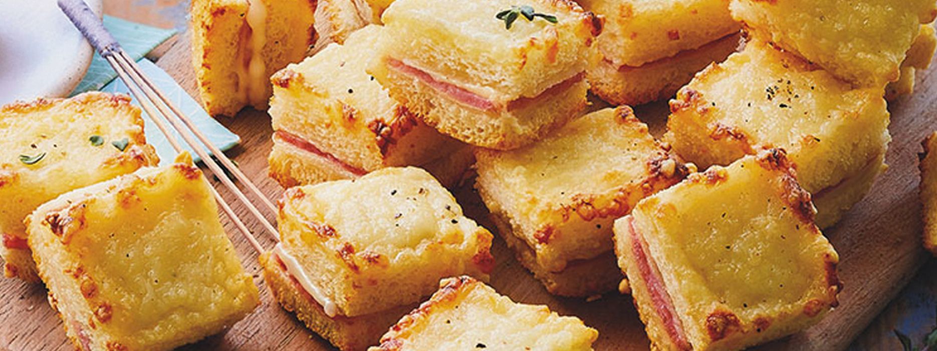 les mini-croques-monsieur