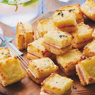 the mini croque monsieur